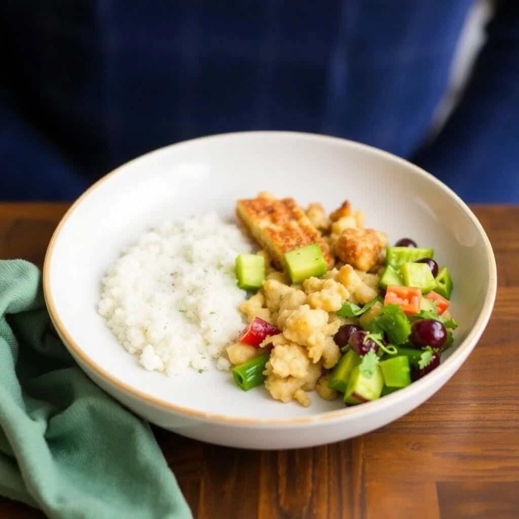 A variety of colorful and delicious weeknight dinner dishes displayed on the dining table.