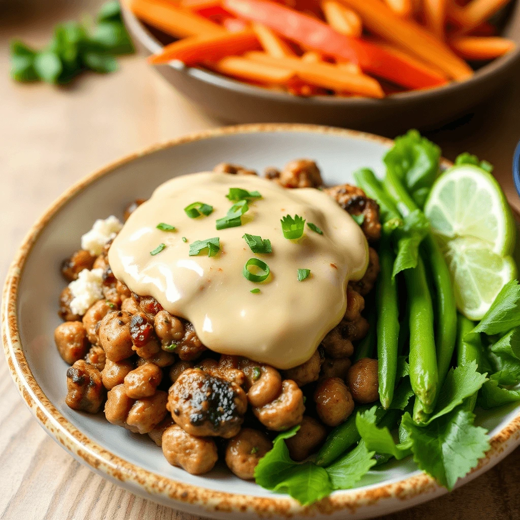 Assorted high-protein dinner dishes featuring grilled chicken, quinoa salad, and lentil stew on a wooden table.