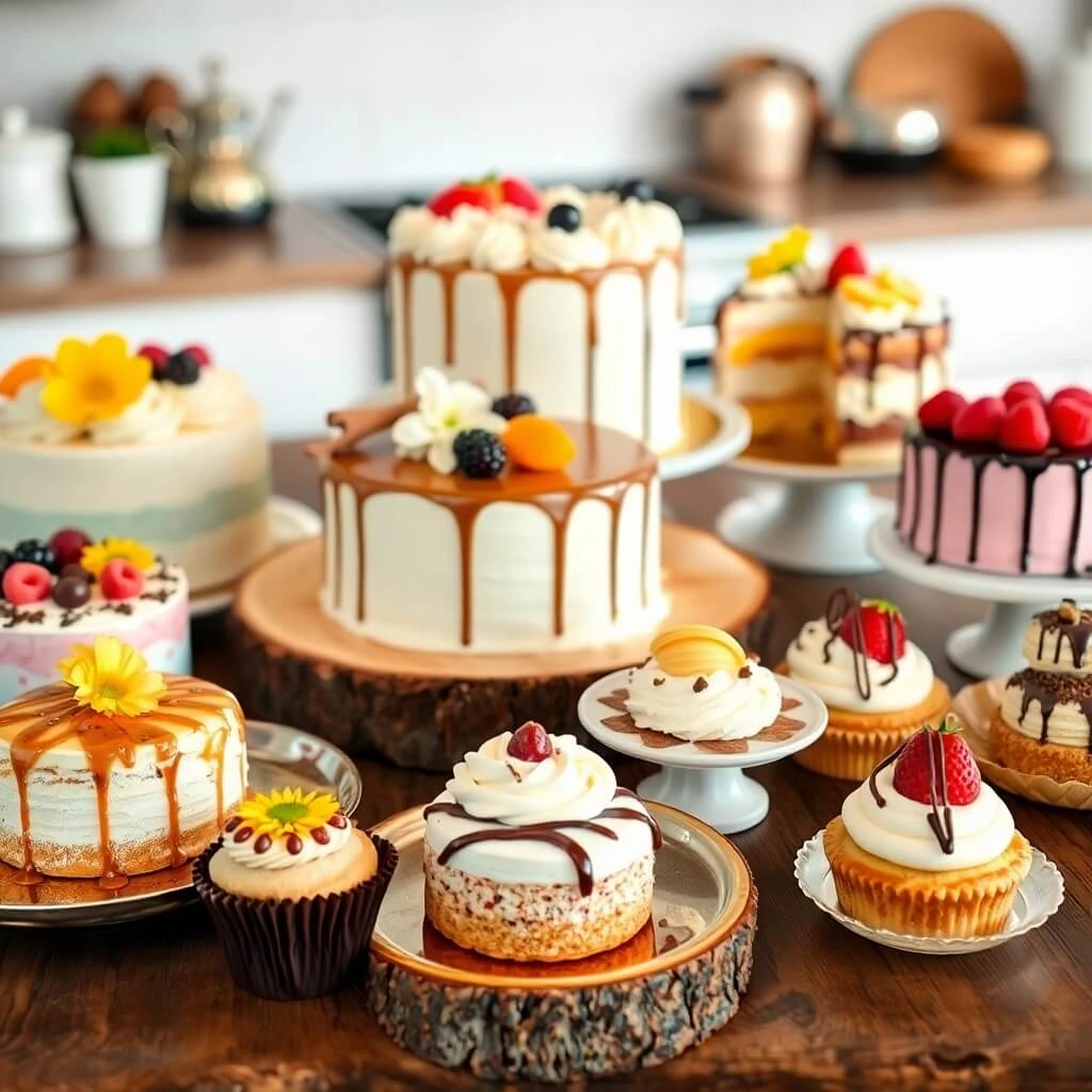 A luscious Better Than Sex Cake topped with whipped cream, caramel drizzle, and toffee bits, served on a rustic wooden table.