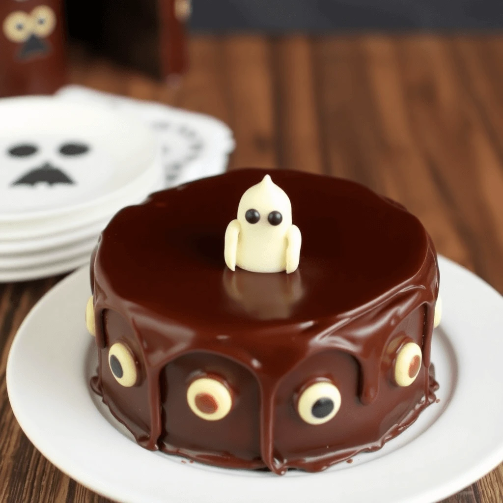 Delicious homemade chocolate cake with rich frosting and decorative chocolate shavings.