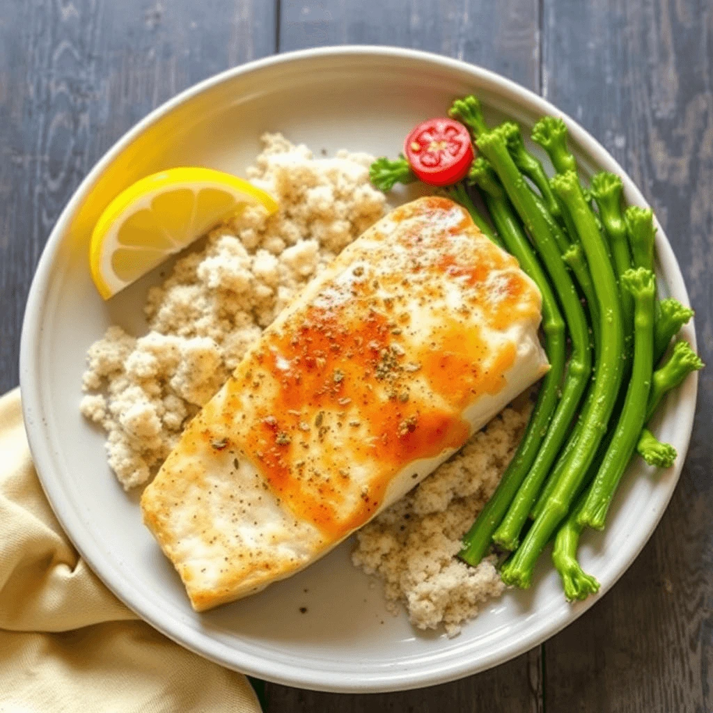 A collage of various easy fish dinner recipes including grilled salmon, baked tilapia, and fish tacos garnished with fresh herbs and vegetables.