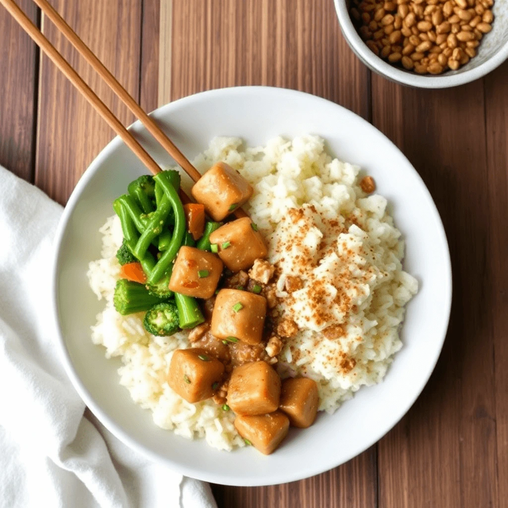 A colorful spread of quick Asian meals including fried rice, ramen, spring rolls, and teriyaki chicken, perfect for busy weekdays.